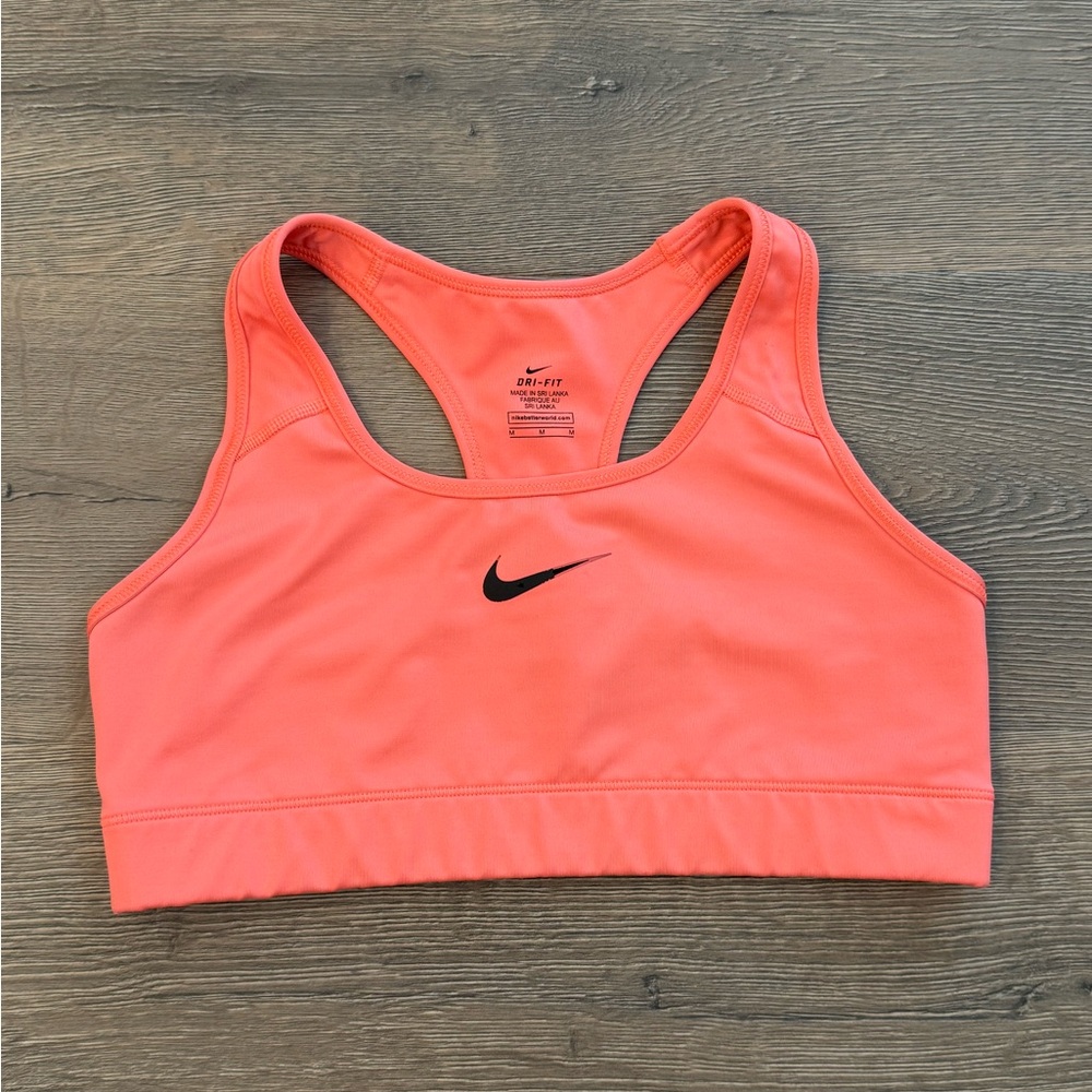 Nike Dri-Fit Peach Pink Workout Sports Bra